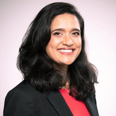 Headshot of Priyanka Menon, Executive Director, East Region at International SOS.