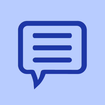 message or comment icon