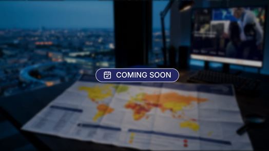 blurred preview of International SOS' travel risk map with a closer look at the ratings of a country